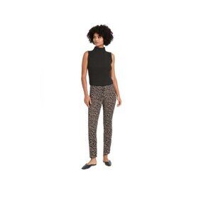 Banana Republic Sloan Ankle Pants, Leopard/Animal Print, Size 8
